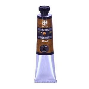 Farba olejna Astra Artea 18ml, Czerń Kostna